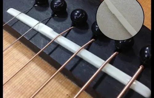 Sadle Saddle Bridge Gitar Akustik Acoustic Tulang Bone