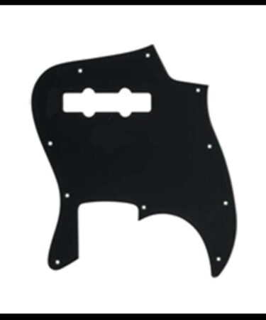 Pickguard Pelindung Body Jazz Bass S 1Ply Black