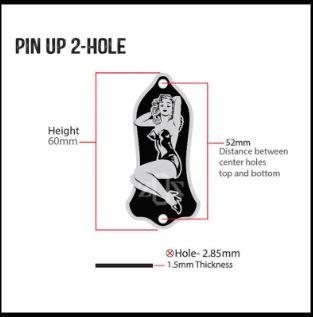 Cover Tutup Trussrod Gitar Guitar Gibson Lespaul Lady