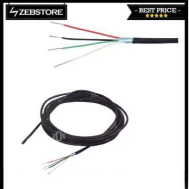 Cable Pickup Shielded Wire 4 Conductor Hookup 24AWG 3M