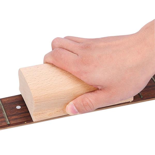 Fingerboard Grinding Sanding Fret Leveling Block Wood Sandpaper
