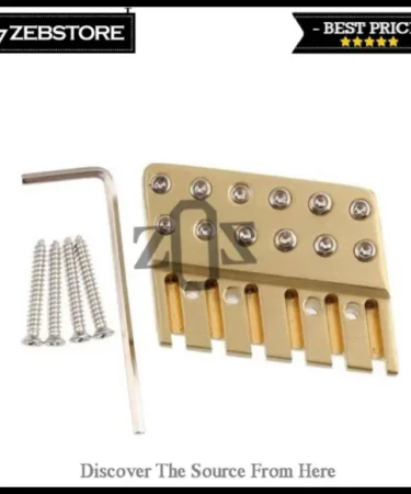 Nut Locking Gitar Guitar Elektrik Headless 6 String WH-001-6 Gold