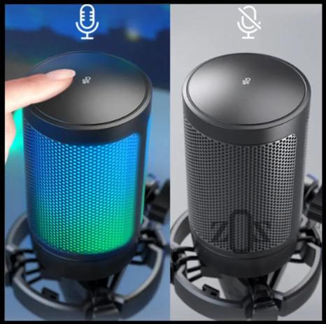 Mikrofon MIcrophone Gaming Fifine T658 RGB with Arm Stand Streaming USB