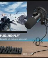 Mikrofon MIcrophone Gaming Fifine T658 RGB with Arm Stand Streaming USB