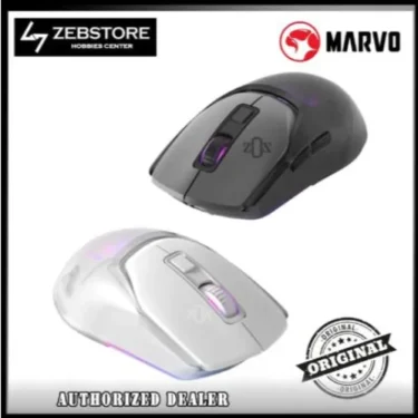 Mouse Gaming Marvo Fit Pro G1W GY Wireless Bluetooth With RGB Lighting