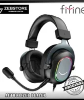Gaming Headset Fifine H3 USB RGB Sound Headphone -38 DB mic sensitivity