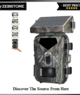Kamera Camera Pengintai Trail Hewan Liar Mini 700 Solar Panel Power Supply