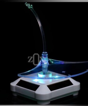 Solar Display Glasses Pajangan Stand Rotating Tinggi 4 Kaki 360 degrees