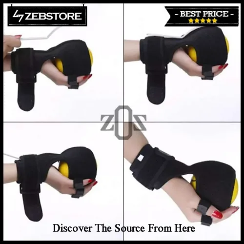 Alat Terapi Jari Finger Exercise Hand Stretcher Splint Ball Impairment