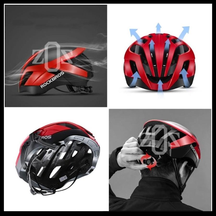 Helm Helmet Sepeda Bike ROCKBROS TT-30 TT30 - Image 5