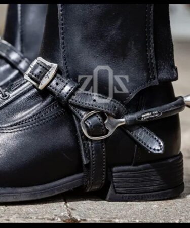 Tali Strap Sabuk Caps Sepatu Boots Spur Berkuda Equestrian Leather