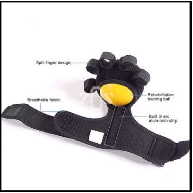 Alat Terapi Jari Finger Exercise Hand Stretcher Splint Ball Impairment