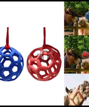 Bola Ball Jaring Gantung Hanging Hay Pakan Feed Kuda Horse Equestrian