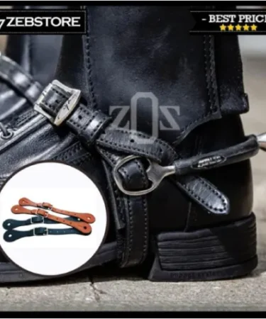 Tali Strap Sabuk Caps Sepatu Boots Spur Berkuda Equestrian Leather