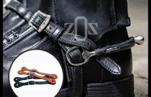 Tali Strap Sabuk Caps Sepatu Boots Spur Berkuda Equestrian Leather