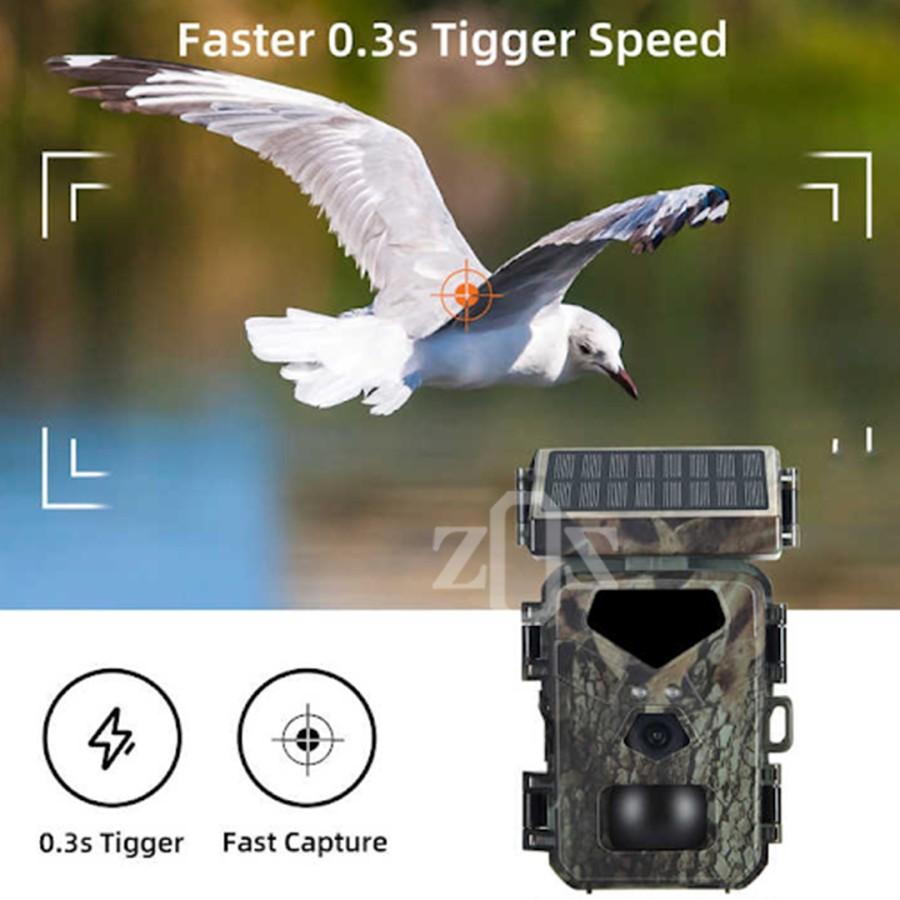 Kamera Camera Pengintai Trail Hewan Liar Mini 700 Solar Panel Power Supply