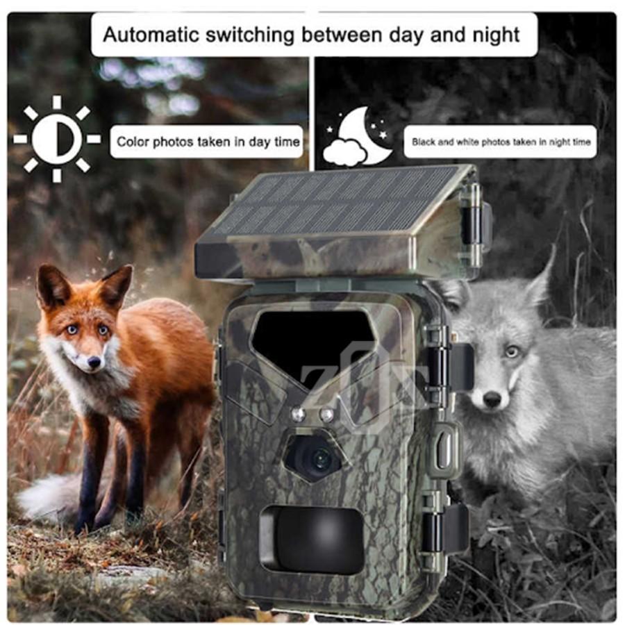 Kamera Camera Pengintai Trail Hewan Liar Mini 700 Solar Panel Power Supply