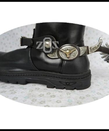 Jalu Spur Gerigi Rowel Sepatu Boot Cowboy Berkuda Horse Equestrian