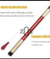 Stik Stick Tongkat Music Orkestra Dirigen Conductor Baton Wood Storage Case | MP 0973 - Stik Stick Tongkat Music Orkestra Dirigen Conductor Baton Wood Storage Case Specifications : Brand : Unbrand Stick conductor material : Plastic and the red sandalwood Case conductor material : ABS Color : As picture Size : Conductor stick size : 39cm Case conductor : 41,2 cm x 3cm Weight : 200 gram Type : - Expired : - Condition : New Made In : China Package include ( Only Based On The Variant You Choose ) : 1 Piece X Stik Stick Tongkat Dirigen Conductor Baton Wood 1 Piece X Case