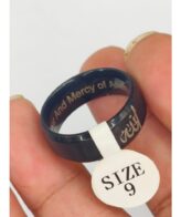 Ring Cincin Muslim Yangqi Cocktail Shahada H5013 Black | WP 0152 Ring Cincin Muslim Yangqi Cocktail Shahada H5013 Black 1. Features: - Shahada Engraving Design: Features an elegant Shahada inscription design, making it a meaningful and symbolic accessory for Muslim wearers as a daily reminder of faith. - Premium Titanium Construction: Crafted from high-quality titanium material, offering exceptional strength, lightweight comfort, and outstanding corrosion and tarnish resistance for long-lasting wear. - Black Finish: Finished in a sleek and modern black coating that gives the ring a bold and sophisticated appearance suitable for everyday and formal wear alike. - Comfortable Width and Thickness: Measures 8 MM in width and 2 MM in thickness, providing a substantial and comfortable feel on the finger without being overly bulky. - Wide Size Range: Available in sizes 6 through 11, accommodating a broad range of finger sizes for both men and women. Hypoallergenic Material: Titanium is naturally hypoallergenic, making this ring safe and comfortable for those with sensitive skin or metal - allergies. - Durable and Scratch Resistant: Titanium's natural hardness makes this ring highly resistant to scratches and daily wear, maintaining its appearance and finish over years of regular use. - Versatile Style: Suitable for daily wear, religious occasions, and as a meaningful gift for Muslim friends and family. 2. Specification: Brand: Yangqi Model: H5013 Material: Titanium Finish: Black Width: 8 MM Thickness: 2 MM Size: 6 to 11 Condition: New 3. Description: The Yangqi Shahada Titanium Ring H5013 is a beautifully crafted Islamic accessory designed for Muslim wearers who wish to carry their faith with them every day. Engraved with the Shahada inscription, this ring serves as a constant and meaningful reminder of one's devotion and belief, presented in an elegant and wearable form. Crafted from premium titanium, this ring combines lightweight comfort with exceptional durability — titanium is renowned for its high strength-to-weight ratio, natural hypoallergenic properties, and superior resistance to corrosion and scratching. The bold black finish adds a modern and sophisticated edge that pairs well with both casual and formal styles, making it a versatile everyday accessory. At 8 MM wide and 2 MM thick, the ring strikes the perfect balance between presence and comfort on the finger. Available in sizes 6 through 11, it accommodates a wide range of wearers and also makes a thoughtful and heartfelt gift for Muslim friends, family, or loved ones on any occasion. 4. How to Use: Ready to Use 5. Package Content: 1X Ring Cincin Muslim Yangqi Cocktail Shahada H5013 Black