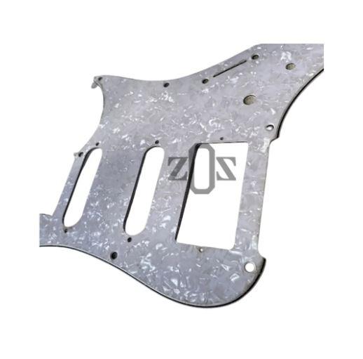Pickguard Gitar Guitar Ibanez AZ Essentials White Pearl HSS 3 Ply - Image 6