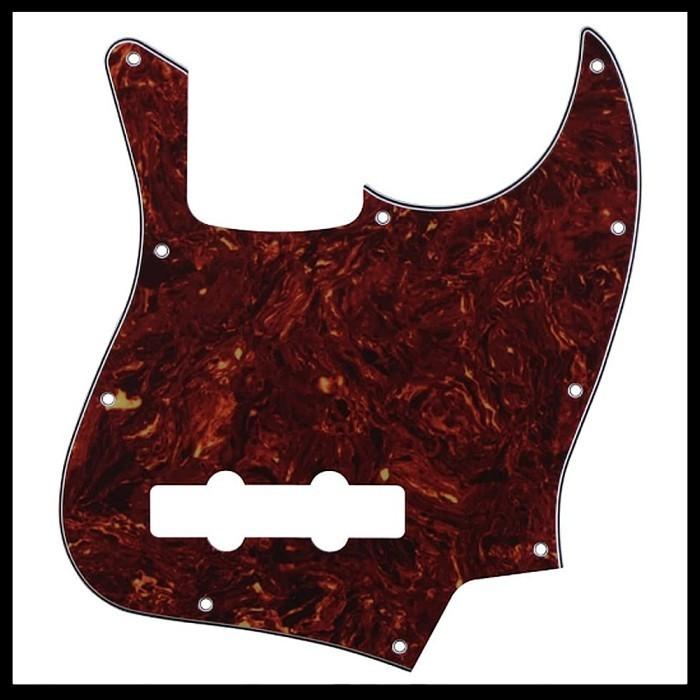Pickguard Pelindung Body Jazz Bass S 4Ply Tortoise - Image 6