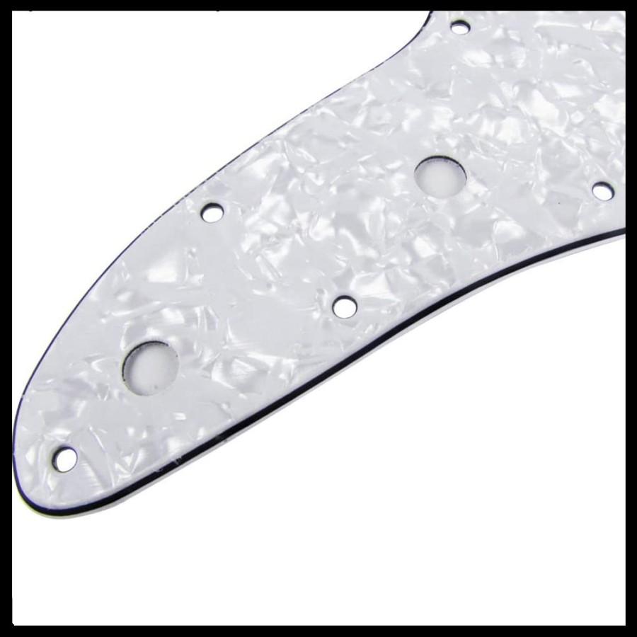 Pickguard Pelindung Body Gitar Fender Jazzmaster Pearl White H-H 3Ply - Image 3