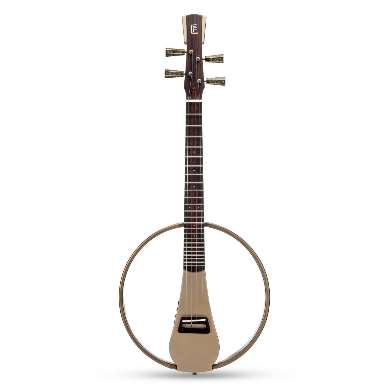 Guitar Ruan Chinese Elektrik Electric Solid Mahogany Maple Music Area MA-S1 Z-10