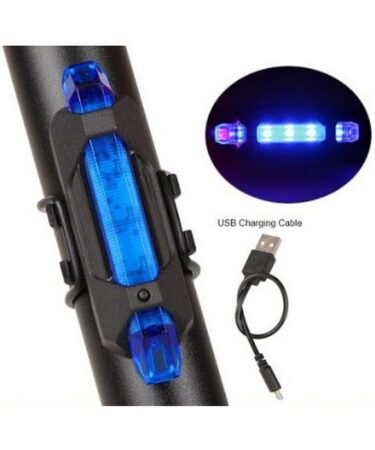 Lampu LED Depan Sein Sepeda Bicycle Bike USB Rechargeable