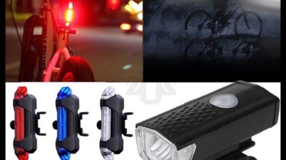 Lampu LED Depan Sein Sepeda Bicycle Bike USB Rechargeable (Copy)