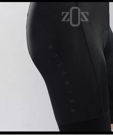 Jersey Jumpsuit Overall MYSENLAN Lucas Bib Men Sepeda Cycling Black White