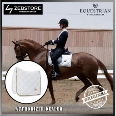 Cover Pad Saddle Pelana Kuda Stockholm Dressage White Horse Equestrian