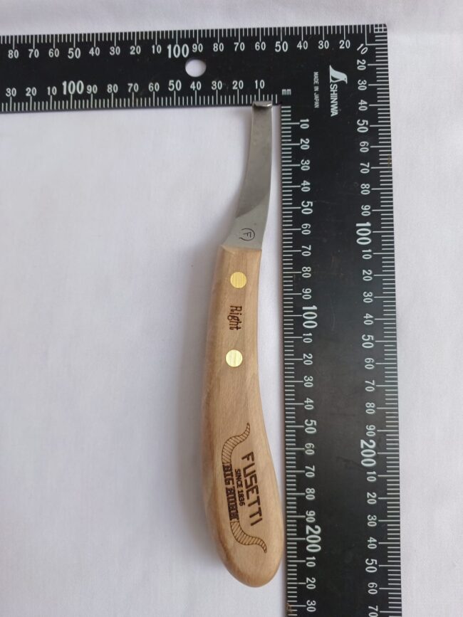 Pisau Knife Kuku Kuda Horse Hoof Shoe Fusetti Big Horn Right KNFR