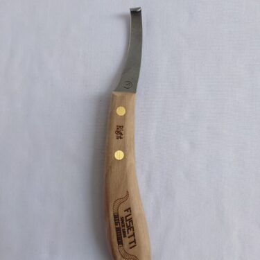 Pisau Knife Kuku Kuda Horse Hoof Shoe Fusetti Big Horn Right KNFR 