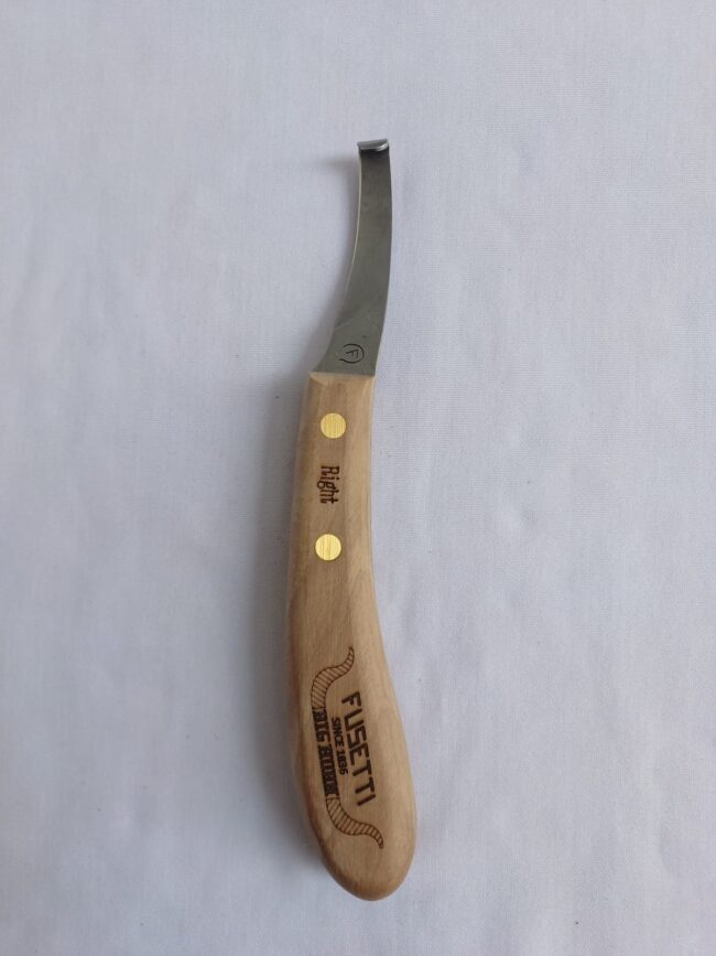 Pisau Knife Kuku Kuda Horse Hoof Shoe Fusetti Big Horn Right KNFR
