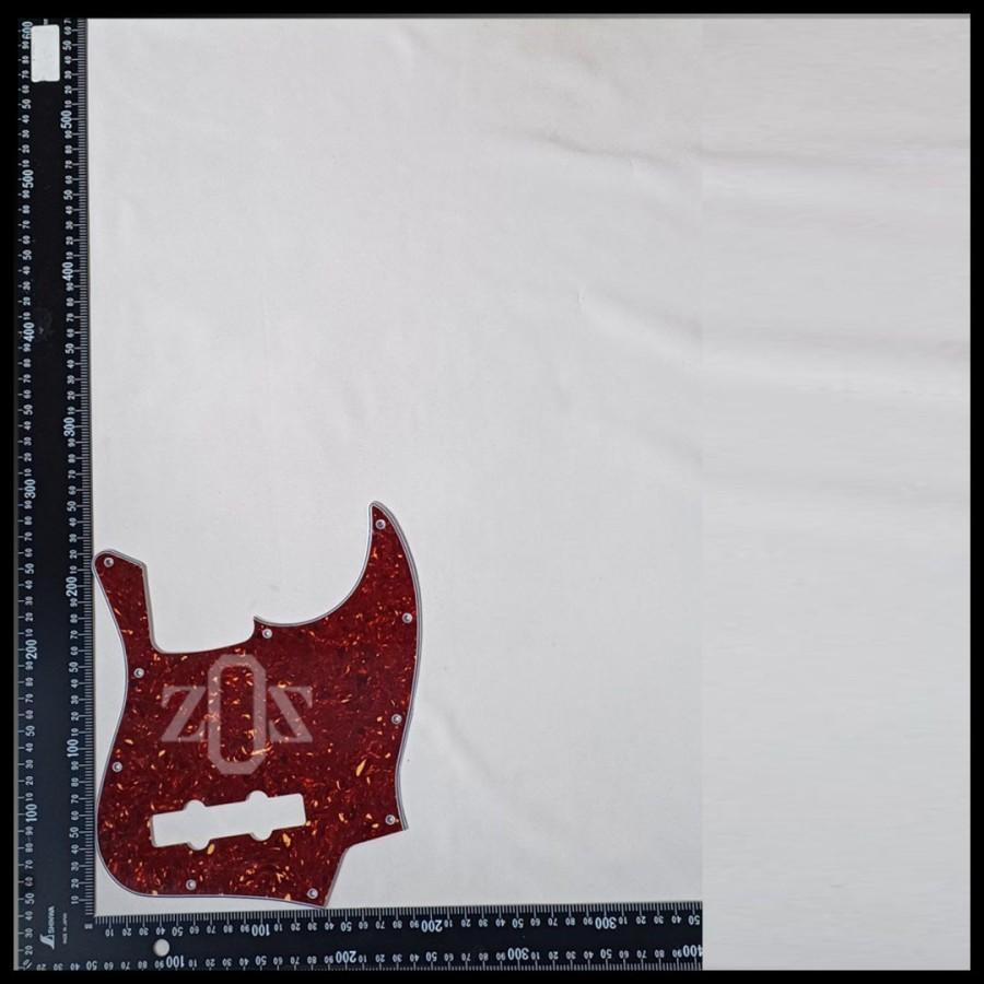 Pickguard Pelindung Body Jazz Bass S 4Ply Tortoise - Image 5