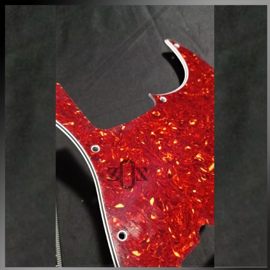 Pickguard Pelindung Body Jazz Bass S 4Ply Tortoise - Image 4