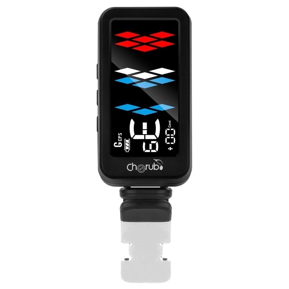 Tuner Stem Gitar Bass Ukulele Rechargeable Cherub Flow Tune Clip WST-905Li - Image 5