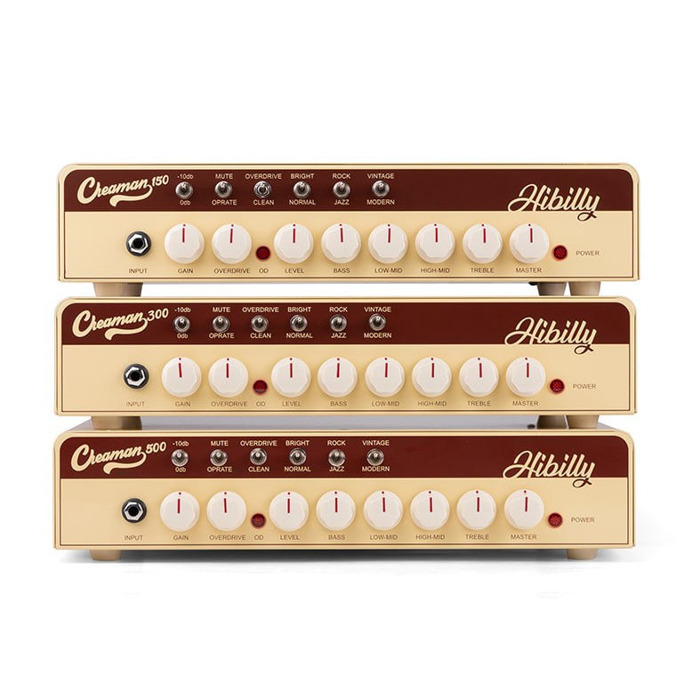 Amplifier Bass Hibilly Creaman Head 150/300/500watt Vintage Footswitch FX Loop - Image 3
