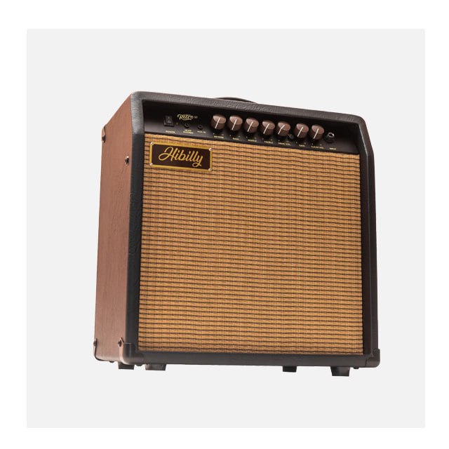 Amplifier Guitar Hibilly Retro 30R watt 10 Inch Transistor Analog Spring Reverb Clean Distortion - Image 5