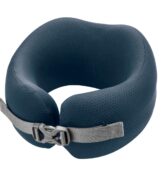 Bantal Pillow Leher Traveling Tidur Pocket Memory Foam + Penutup Mata EasyNap |