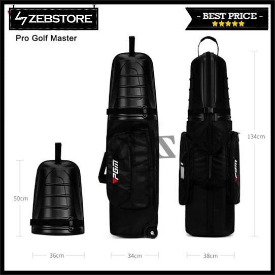 Tas Cover Travel Bag Hard Case Golf Club PGM HK8014 With Wheels.