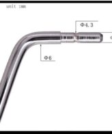 Handle Arm Bridge Tremolo Gitar Ibanez Edge III Fat 10 Sat Pro II 5,5mm Chrome 