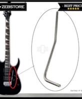 Handle Arm Bridge Tremolo Gitar Ibanez Edge III Fat 10 Sat Pro II 5,5mm Chrome  | Double roll tremolo vibrato whammy bar arm crank lever 5.5mm thread diameter for electric guitar tremolo system.