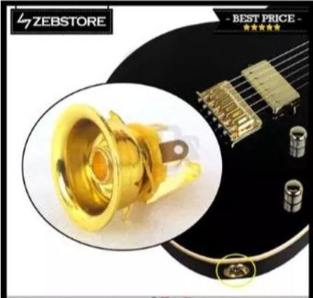 Cover Cup Round Jack Socket Switchcraft Premium Telecaster Gold