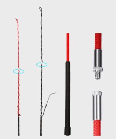 Cambuk Pecut Pelatih Trainer Whip Longser Berkuda Bolt On 382cm 030