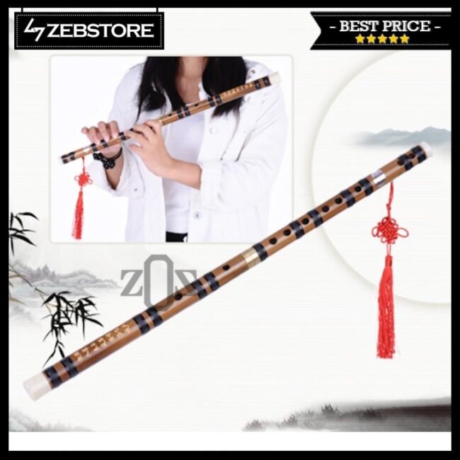 Seruling Suling Flute Bamboo Bambu Dizi Tradisional China Set |