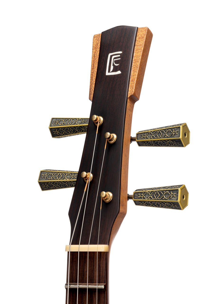 Guitar Ruan Chinese Solid Mahogany Maple Rosewood Music Area MA-A1 DR-100 - Image 2