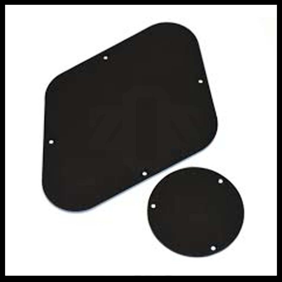 Backplate Back Plate Switch Cover Gibson Lespaul Set Black - Image 7