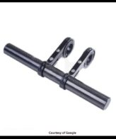 Holder Handlebar Extender Double Mount Bracket Clamp Bicycle Sepeda Long